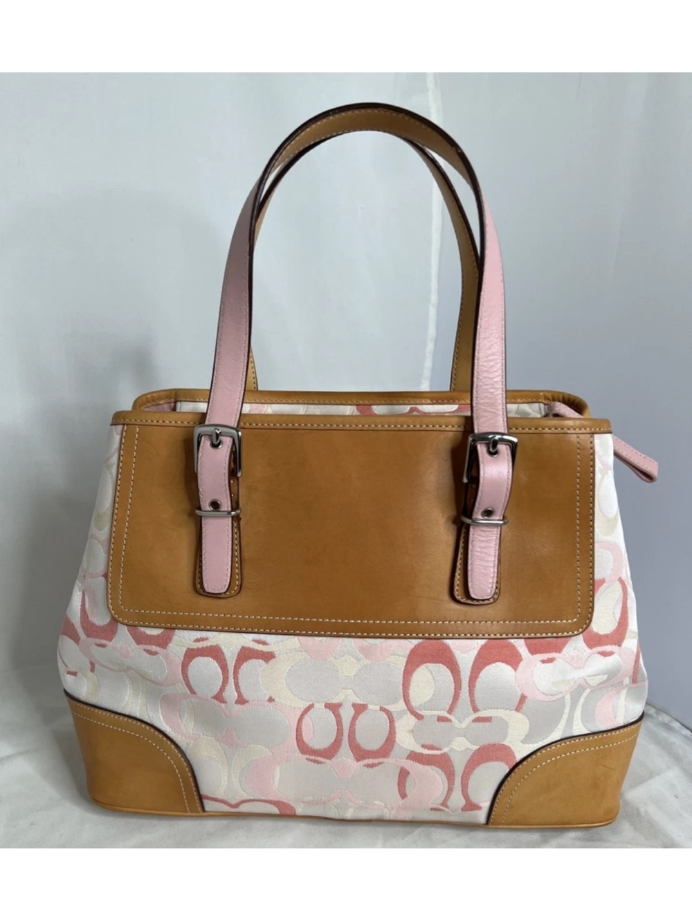 Vintage Y2K Coach Signature jacquard Doctor's Bag M3U-7029